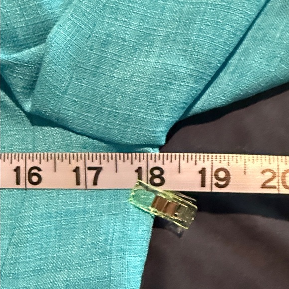 Chic Turquoise Women's Blazer - Picture 7 of 7